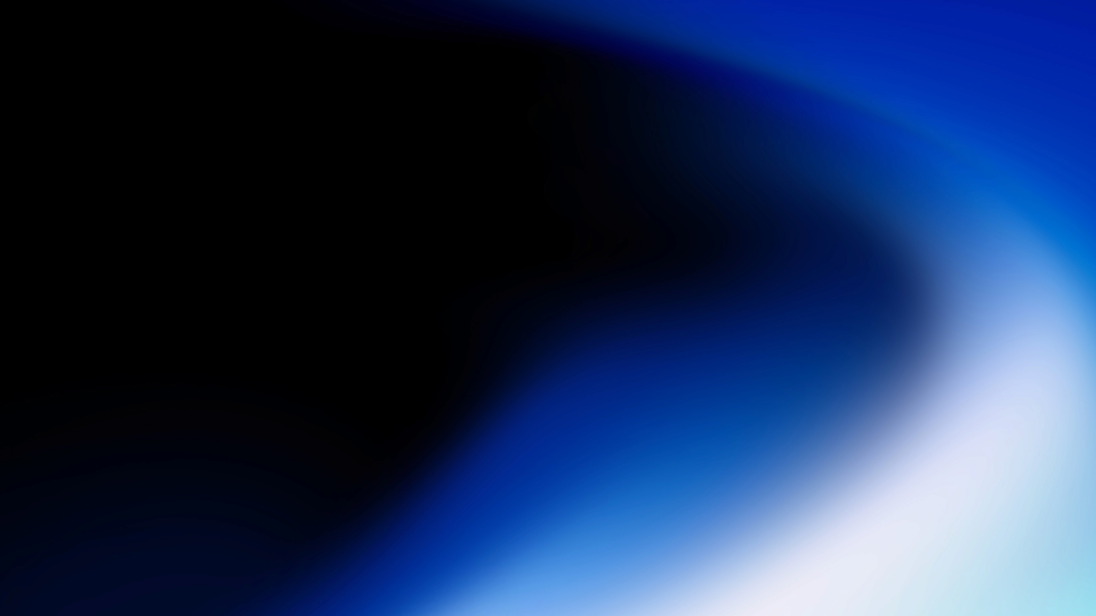 Abstract dark gradient background with blue and white light transition